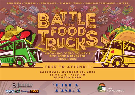 Battle of the food trucks alamogordo. Things To Know About Battle of the food trucks alamogordo. 